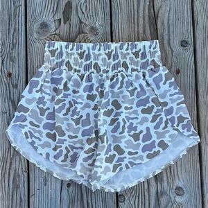 Women’s Camo Print Athletic Shorts
